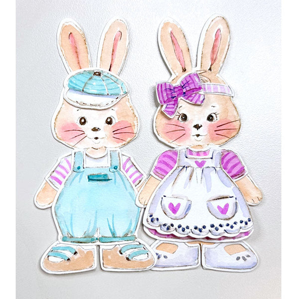 Art Impressions Stamps & Dies Easter Bunny Puppet