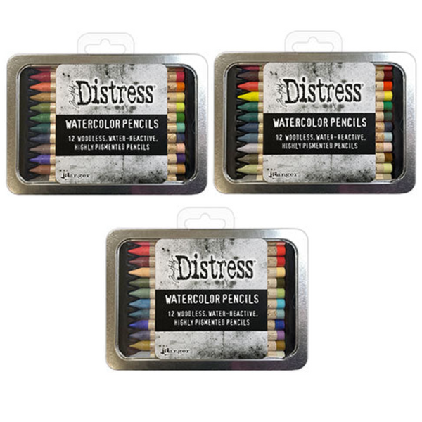 Tim Holtz Distress Watercolor Pencils 12pc Set 4-6