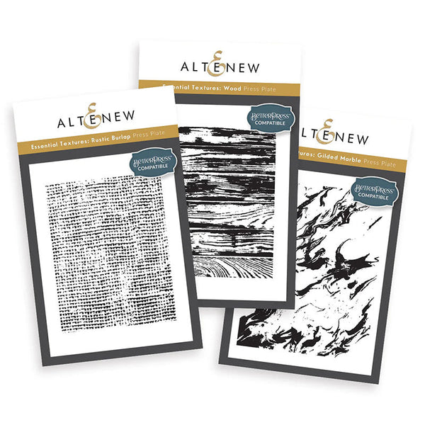 Altenew 3pc Press Plates Essential Textures