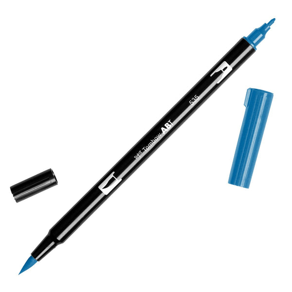 Tombow Dual Brush Marker 535 Cobalt Blue
