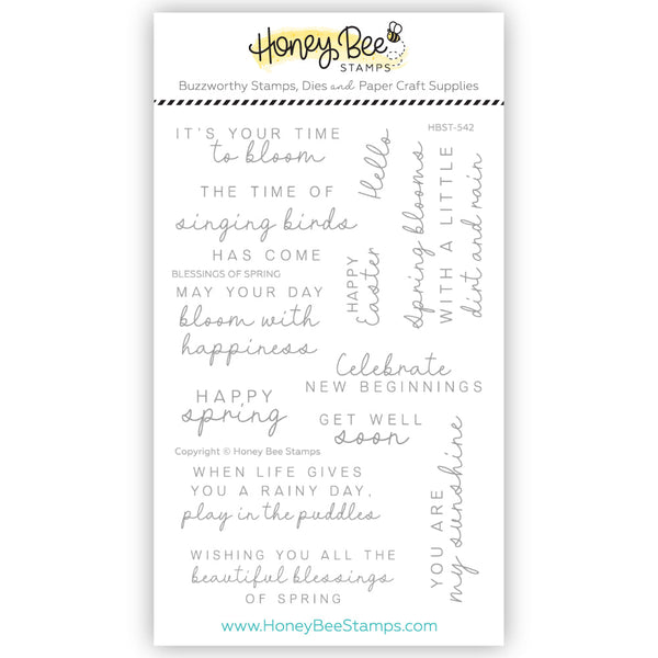 Honey Bee Clear Stamps Blessings Of Spring