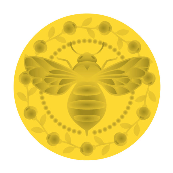 Honey Bee Wax Stamper 3D Spring Bee