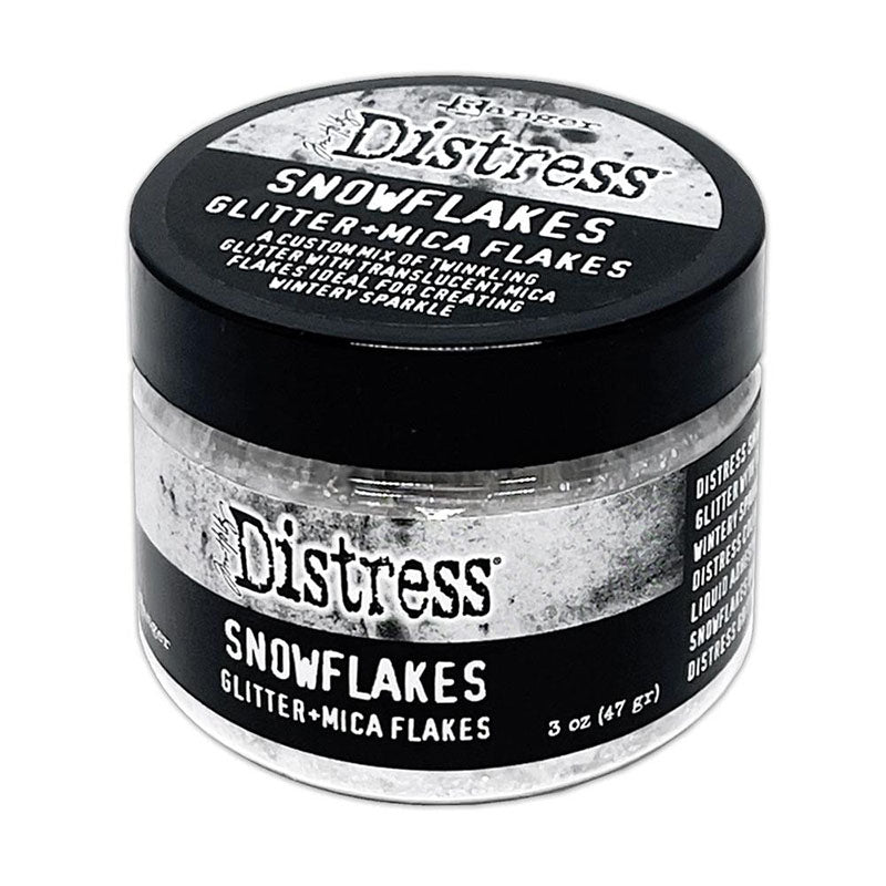 Tim Holtz Distress Glitter and Mica Flakes Snowflakes