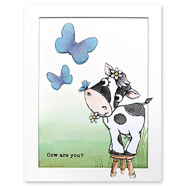 Penny Black Clear Stamps Cow Are You?