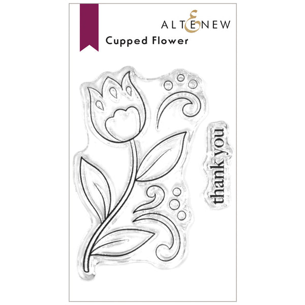 Altenew Clear Stamps Cupped Flower
