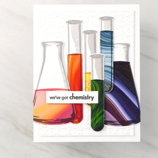 Altenew Stencil Chemistry Vases