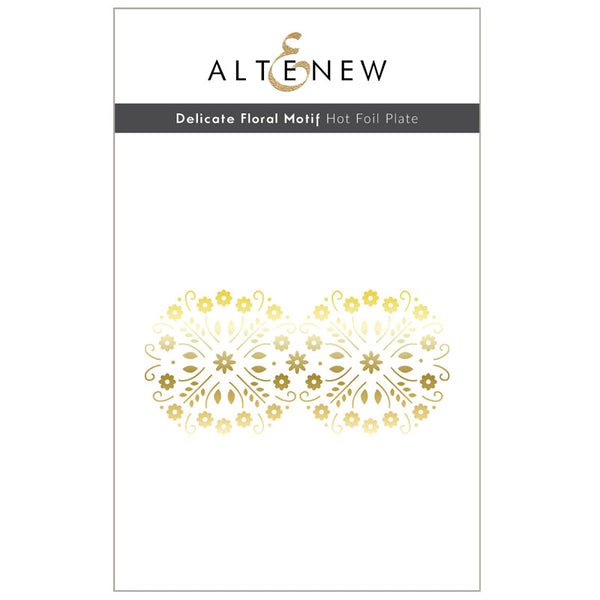 Altenew Hot Foil Plate Delicate Floral Motif