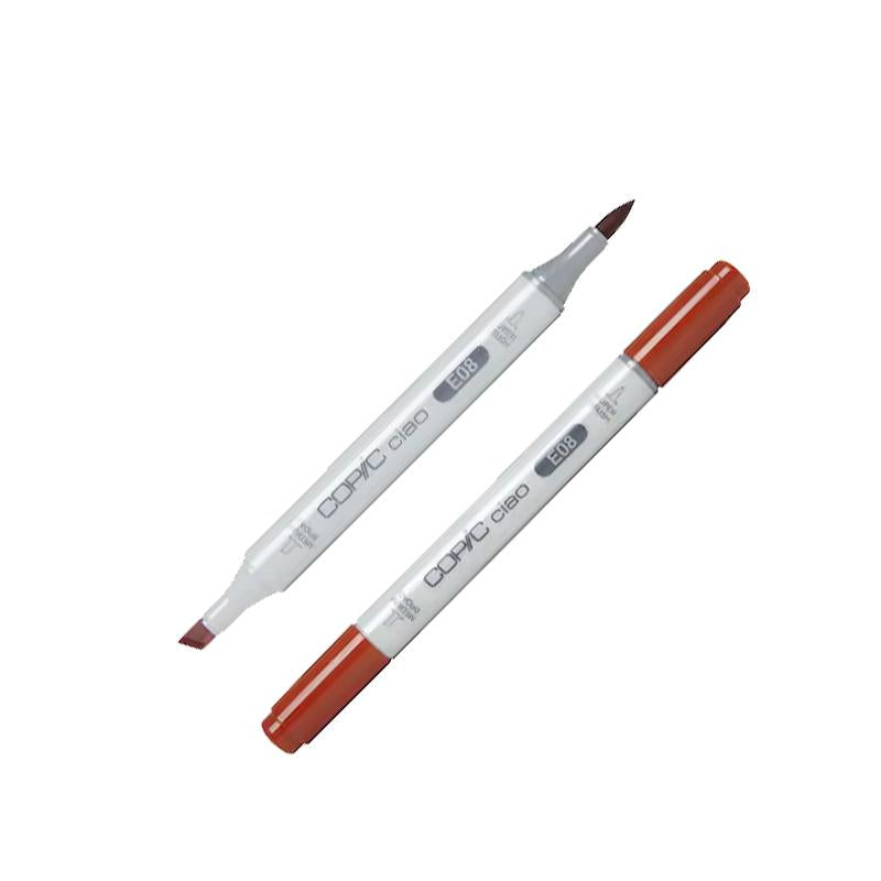 COPIC Ciao Marker E08 Brown – MarkerPOP