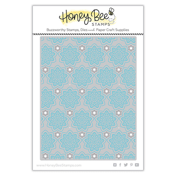 Honey Bee Dies Christmas Star A2 Cover Plate