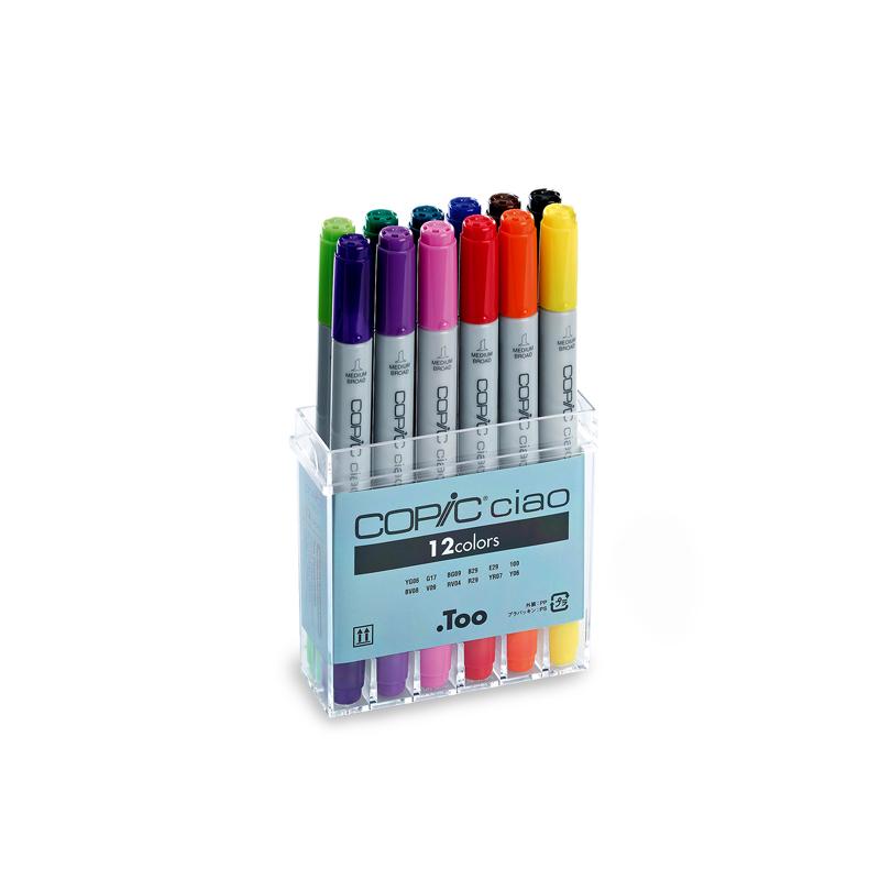 COPIC Ciao Marker 12pc Basic – MarkerPOP