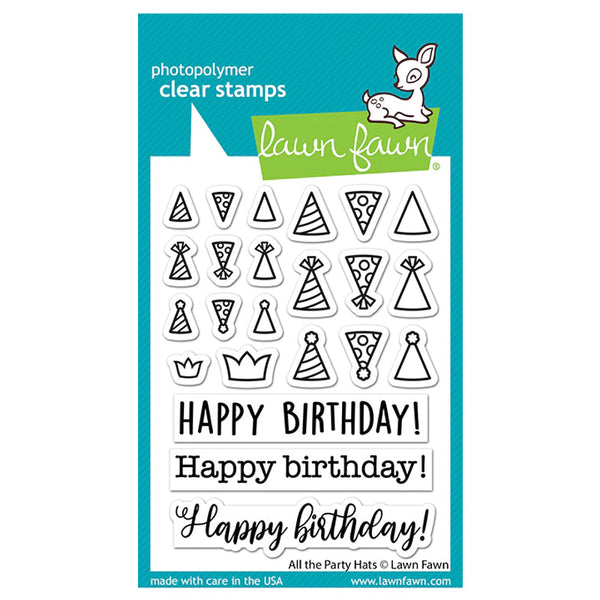 Lawn Fawn Clear Stamps All The Party Hats