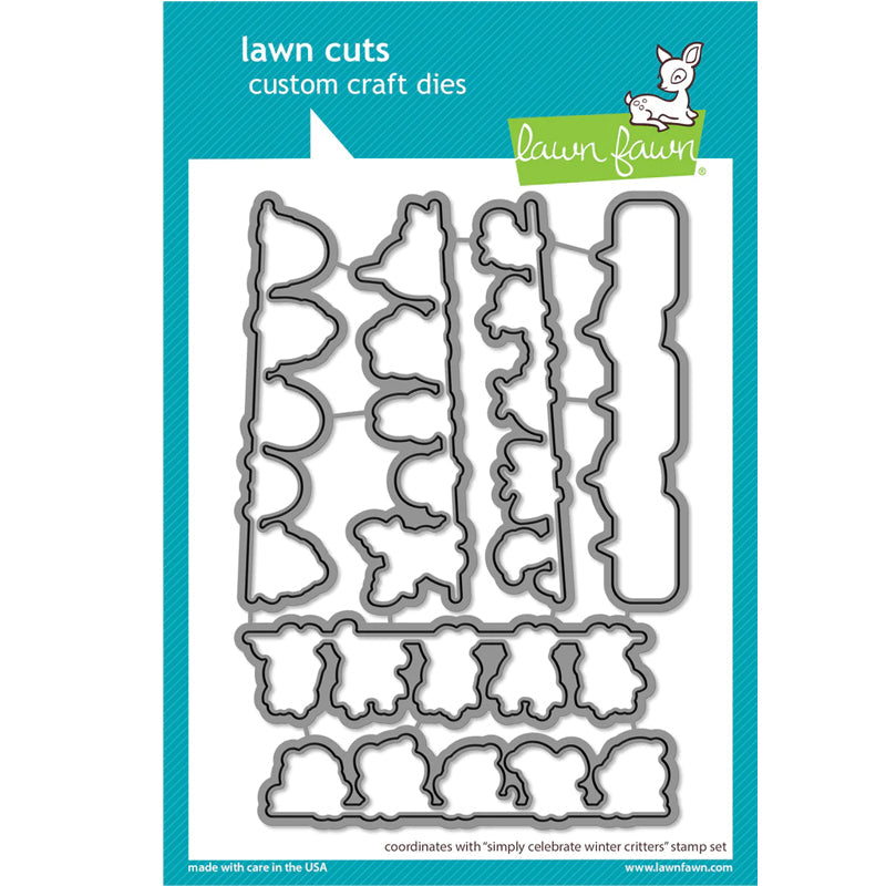 Lawn Fawn Dies Simply Celebrate Winter Critters