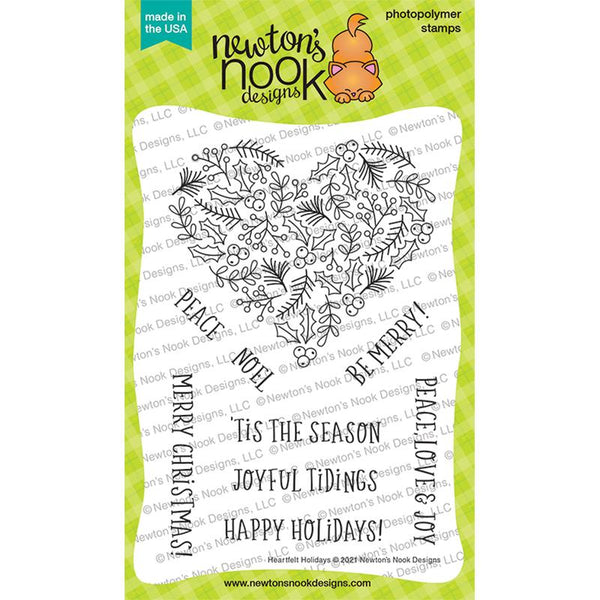 Newton's Nook Clear Stamps Heartfelt Holidays