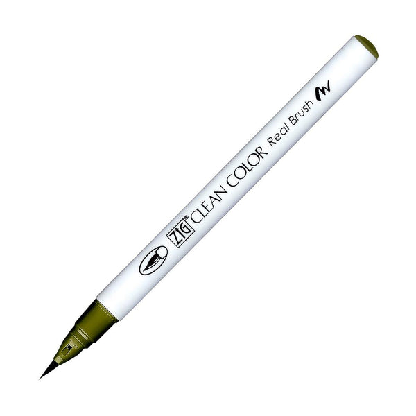 Zig Clean Real Brush Marker 402 Moss Green
