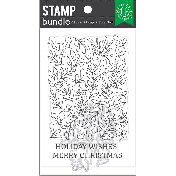 Hero Arts Stamps & Dies Christmas Foliage