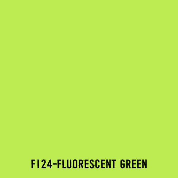 TOUCH Twin Brush Marker F124 Fluorescent Green