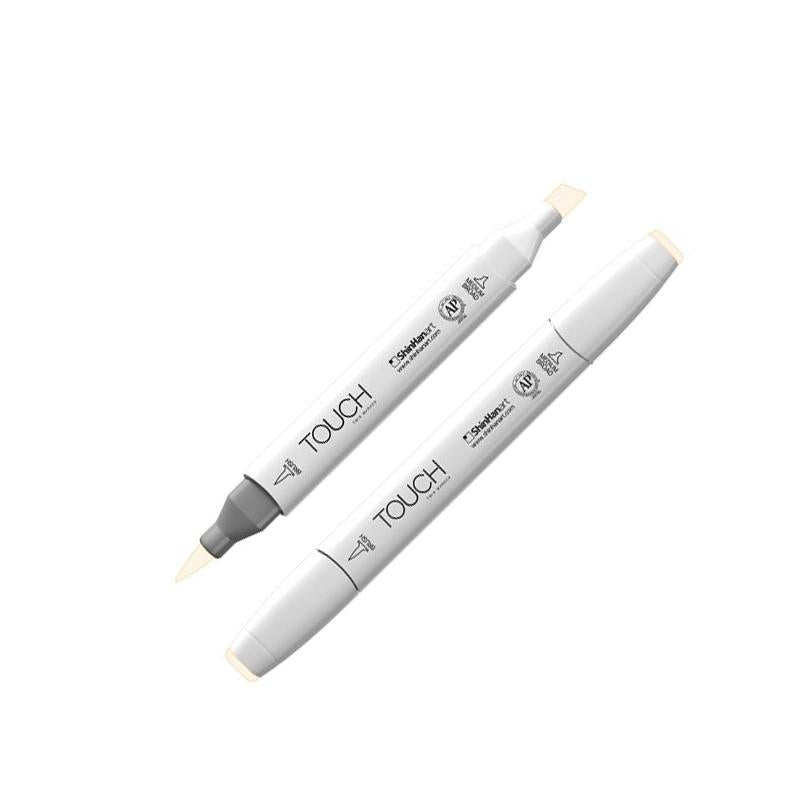 TOUCH Twin Brush Marker YR132 Milky White