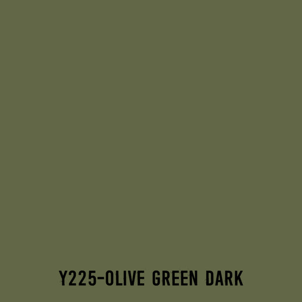 TOUCH Twin Brush Marker Y225 Olive Green Dark