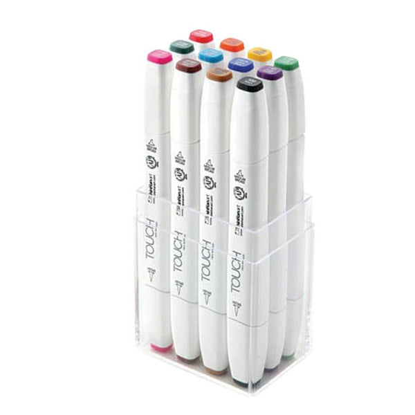 TOUCH Twin Brush Marker 12pc Basic