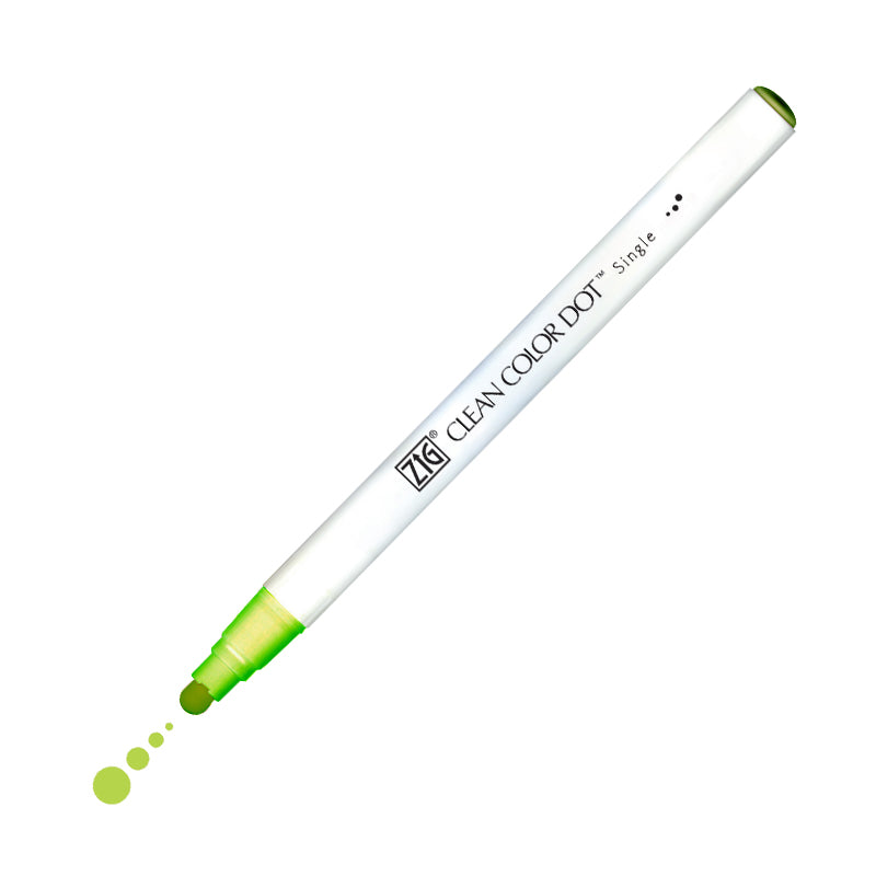 Zig Clean Color Dot Single Marker 113 Fluorescent Green