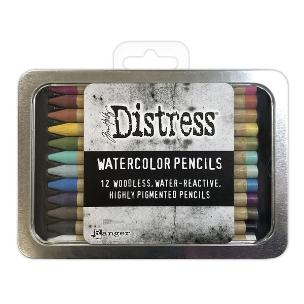 Tim Holtz Distress Watercolor Pencils 12pc Set 1