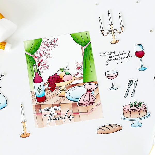 Pinkfresh Studio Clear Stamps Gathered in Gratitude - view 2