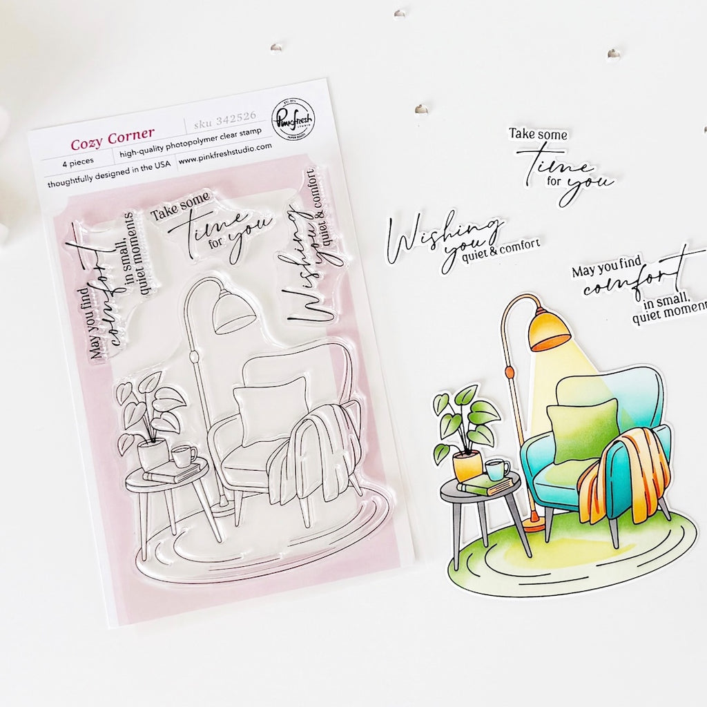 Pinkfresh Studio Clear Stamps Cozy Corner