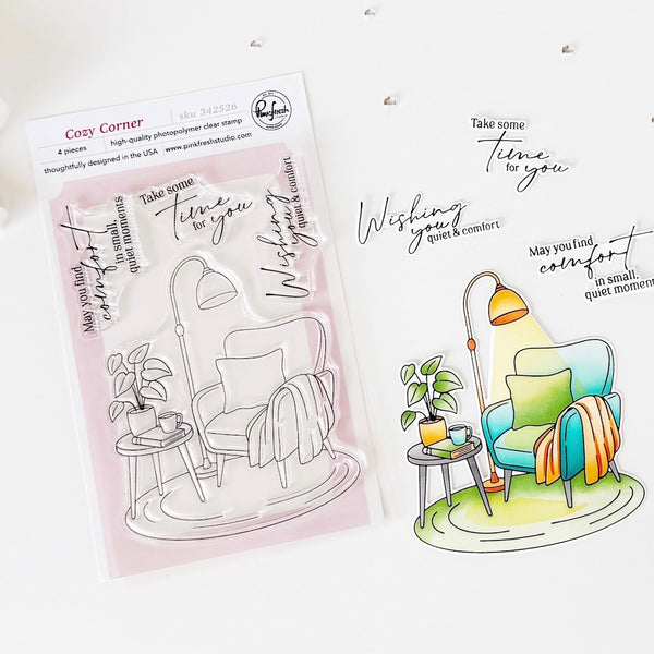 Pinkfresh Studio Clear Stamps Cozy Corner