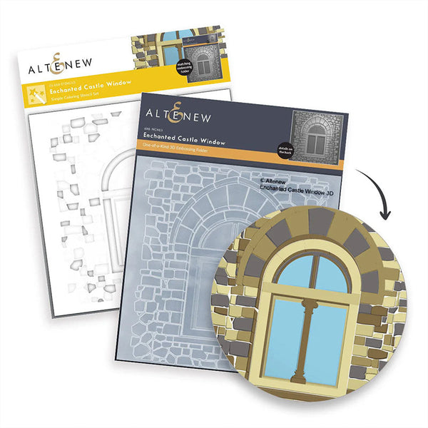 Altenew 2pc Enchanted Castle Window