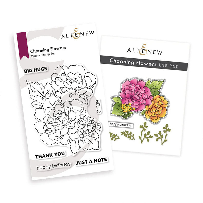 Altenew Stamps & Dies Charming Flowers
