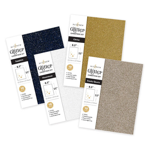 Altenew Cardstock 8.5x11 4pc Glitter Bundle