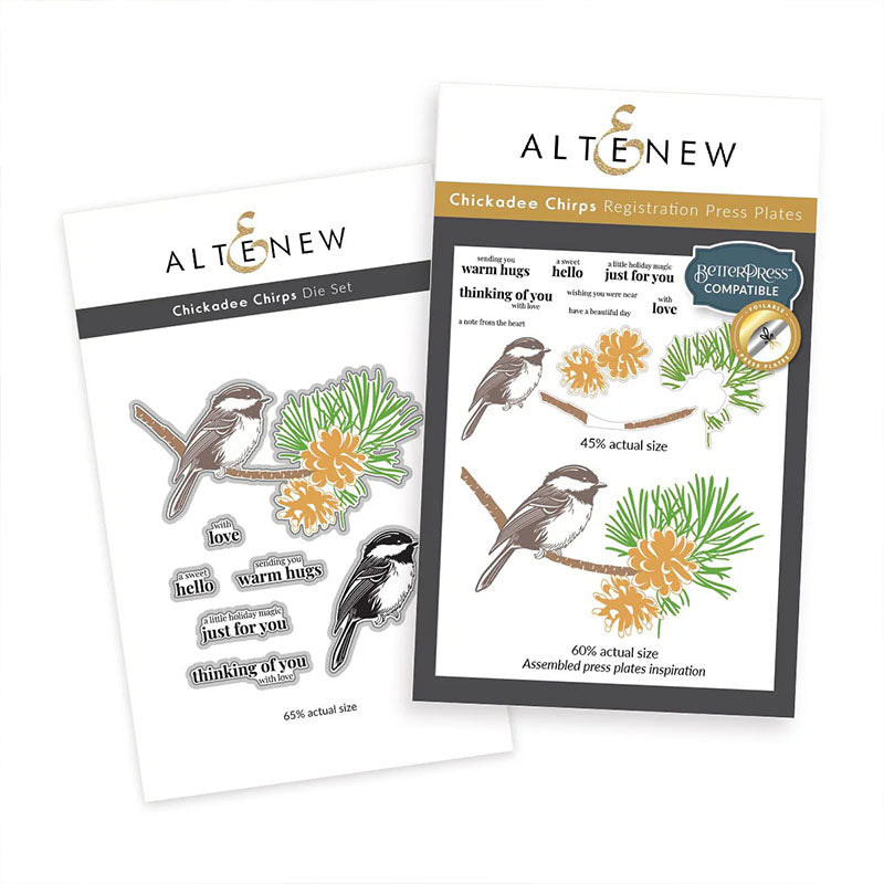 Altenew 2pc Chickadee Chirps