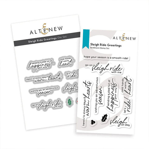 Altenew 2pc Sleigh Ride Greetings