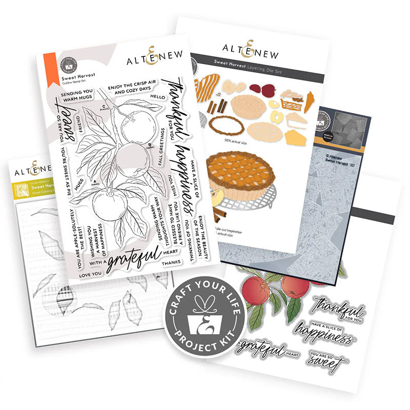 Altenew 5pc Craft Your Life Project Kit: Sweet Harvest & Add-on