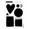 Concord & 9th Clear Stamps Painted Shapes