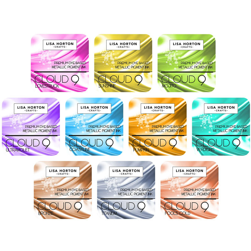 Lisa Horton Metallic Pad 10pc Assorted