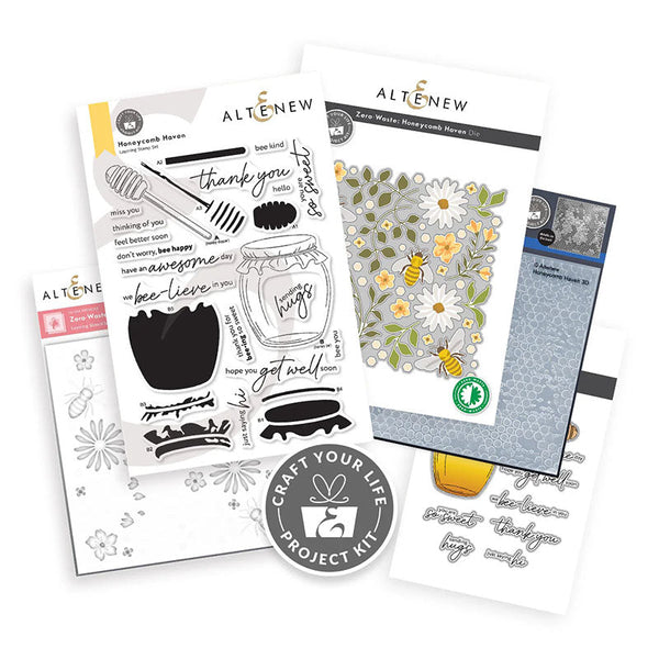 Altenew Craft Your Life Project Kit: Honeycomb Haven & Add-On Die