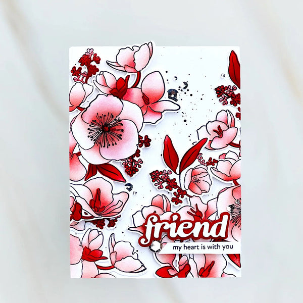 Altenew 4pc Build-A-Garden: Hellebore Haven & Add-on Embossing Folder