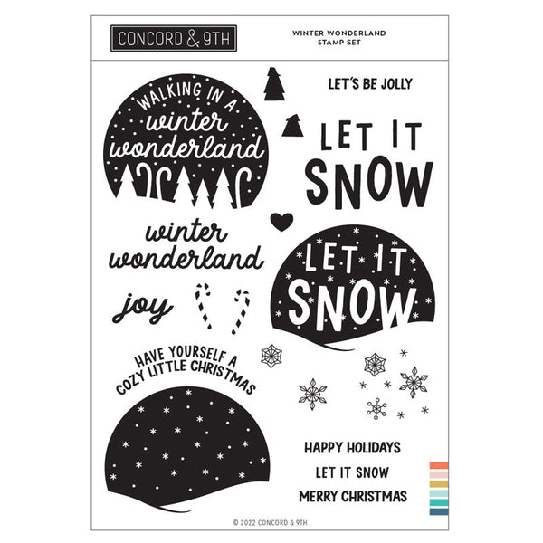 Concord & 9th Clear Stamps Winter Wonderland
