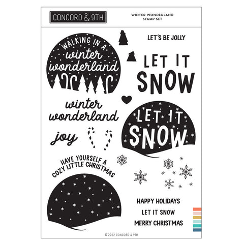 Concord & 9th Clear Stamps Winter Wonderland
