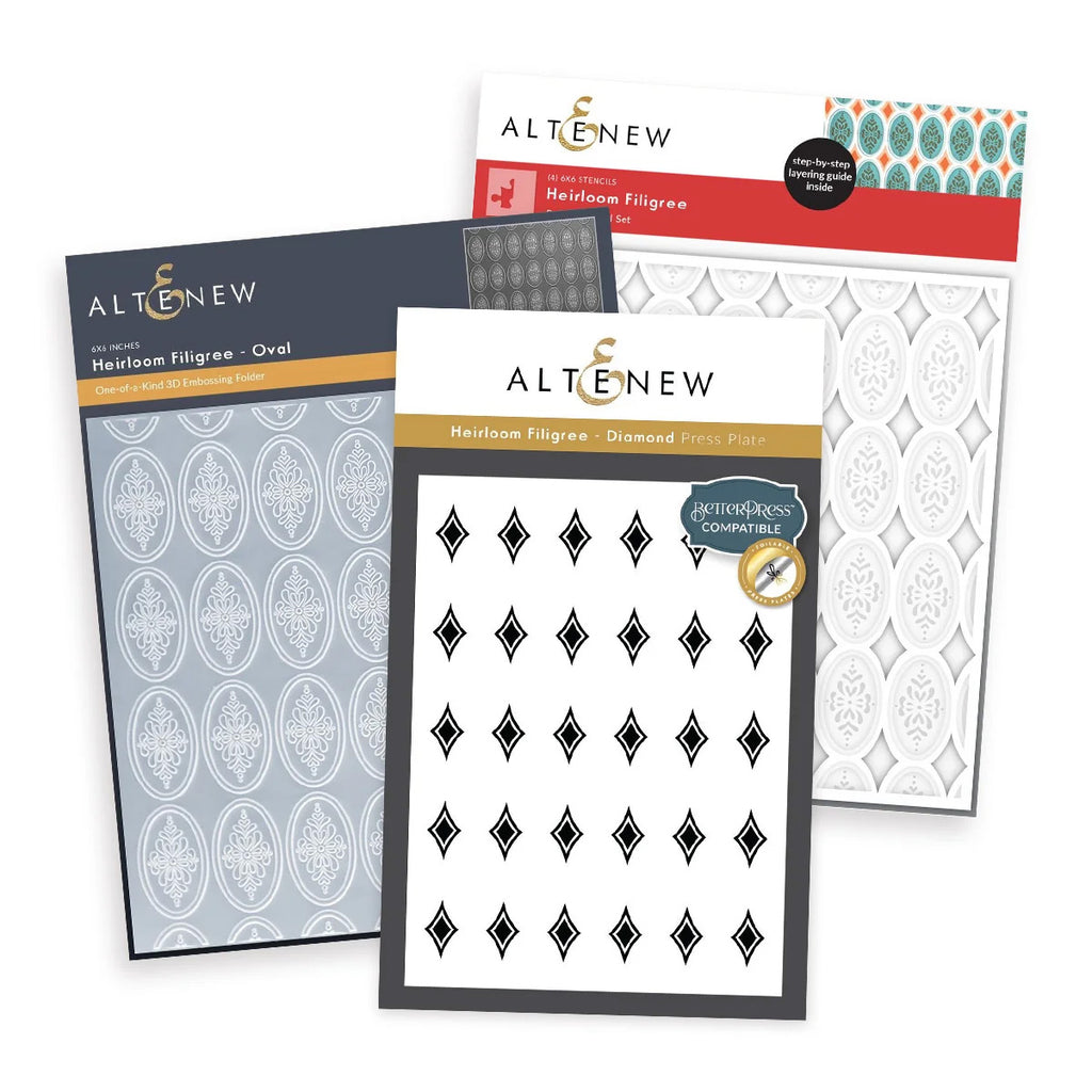 Altenew 3pc Heirloom Filigree