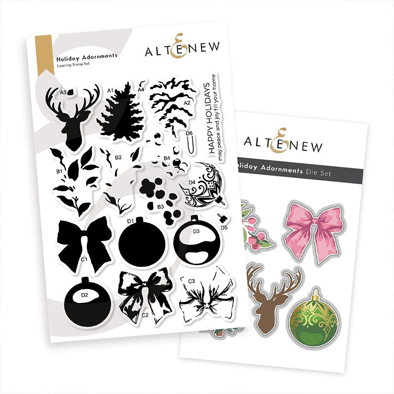 Altenew 2pc Holiday Adornments
