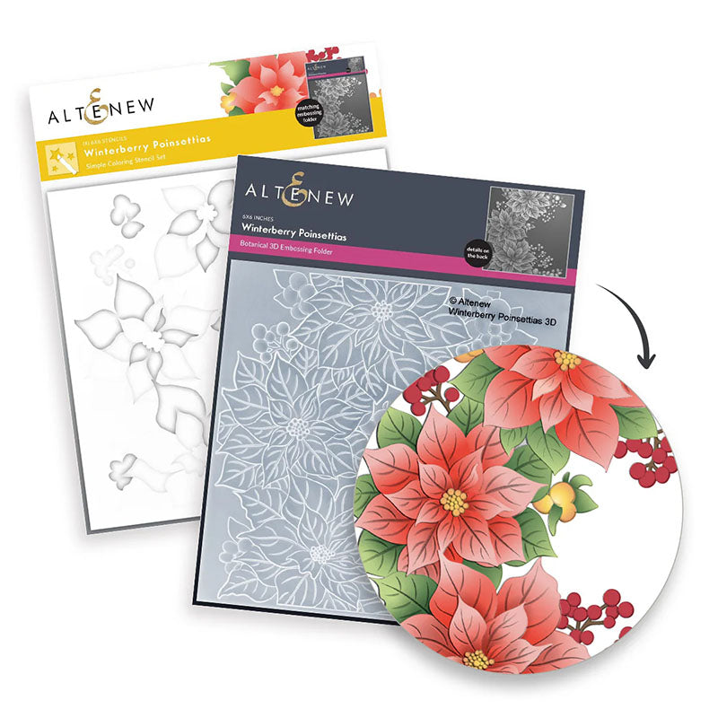 Altenew 2pc Winterberry Poinsettias