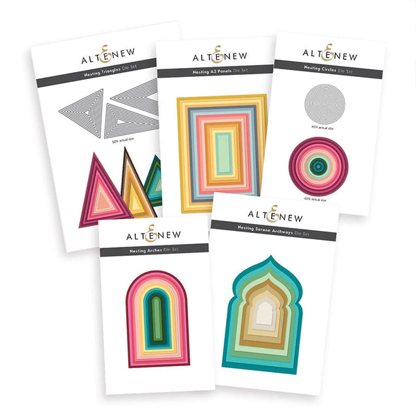 Altenew 5pc Dies The Frame & Form Nesting Bundle