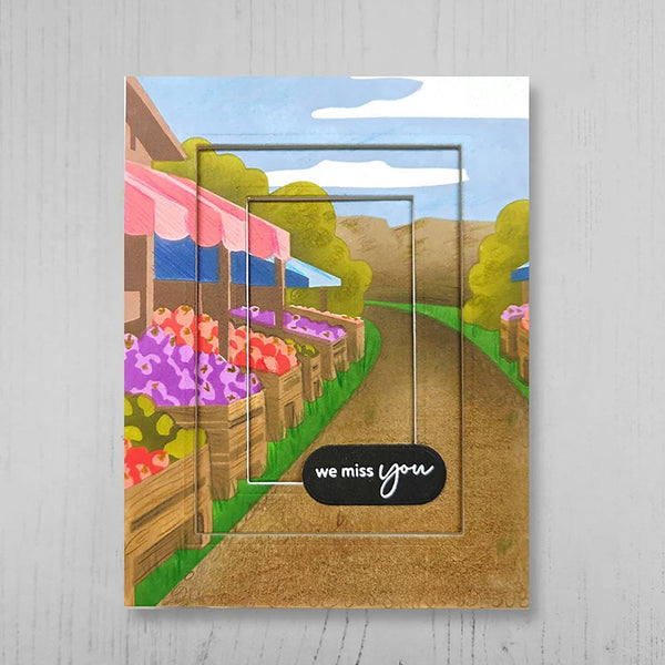 Altenew 5pc Dies The Frame & Form Nesting Bundle