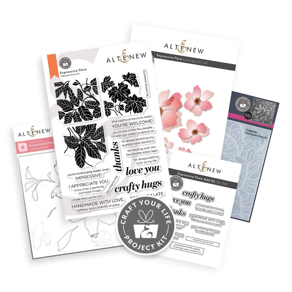 Altenew 5pc Craft Your Life Project Kit: Expressive Flora
