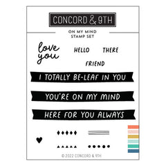 Concord & 9th Clear Stamps On My Mind