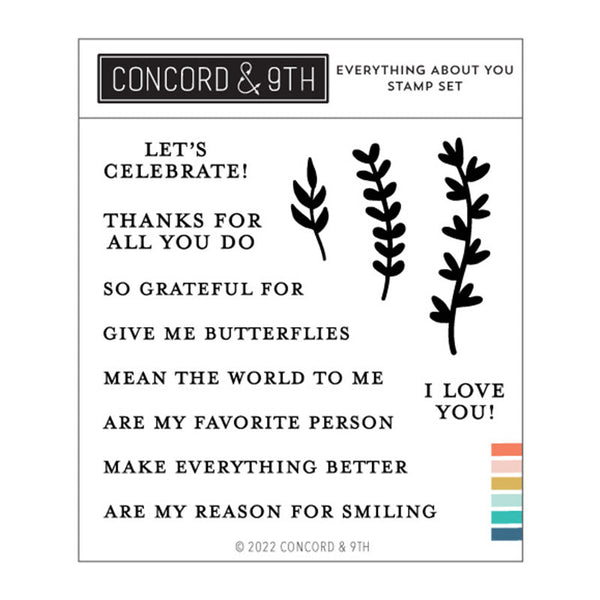 Concord & 9th Clear Stamps Everything About You