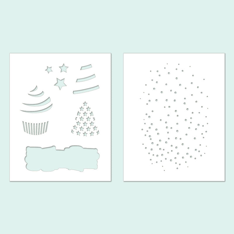 Concord & 9th Stencil Celebrate You