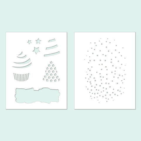 Concord & 9th Stencil Celebrate You